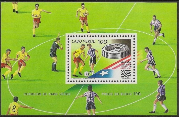 CAPUL VERDE 1994 FOTBAL CUPA MONDIALA DIN SUA