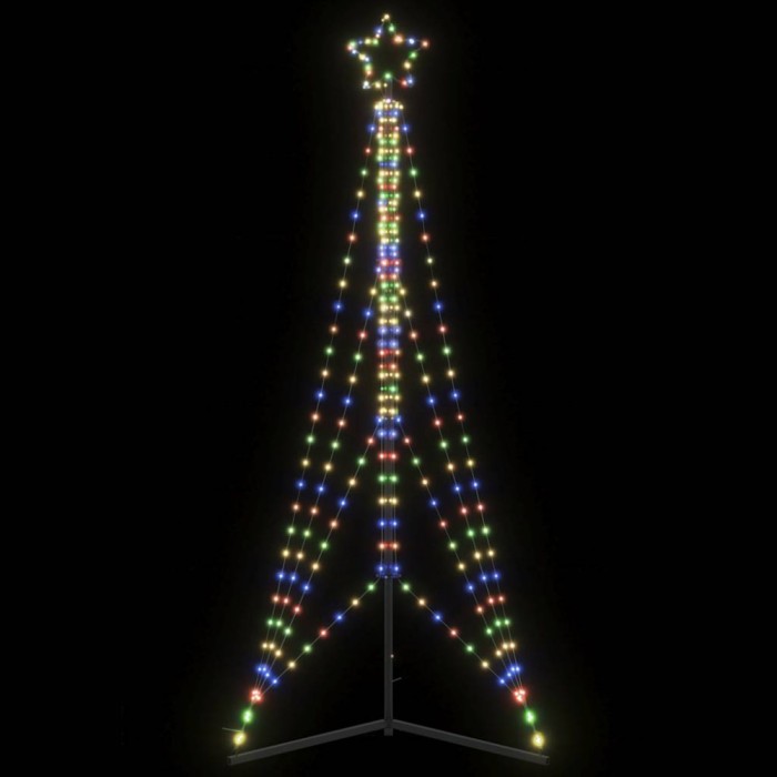 Pom de Crăciun LED 483 LED-uri colorate 240 cm