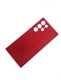 Cumpara ieftin Husa Samsung S22 Ultra 5G s908 Silicon Matte Red