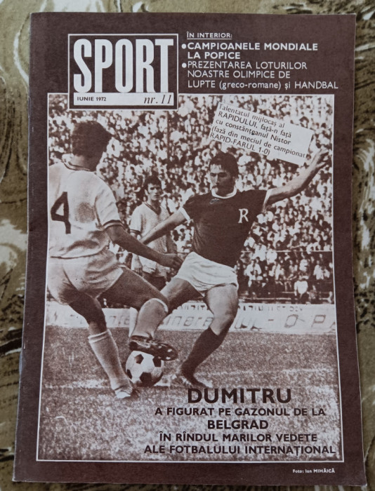 myh 112 - Revista SPORT - nr 11/iunie 1972