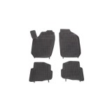 Set covorase auto din cauciuc SEAT IBIZA/CORDOBA (6L), 2002-2008, Skoda FABIA (6Y), 2000-2007; VW POLO (9N/9N3), 2001-2009, presuri tip tavita, negru, Rapid