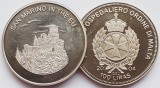2625 Ordinul din Malta 100 Liras 2004 San Marino in the EU UNC