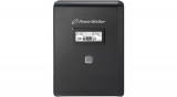 PowerWalker 1500VA / 900W, 220-240 VAC, 50/60 Hz, 2-6 ms, 12V / 9Ah, LCD, USB, 2x Schuko, 2x IEC, RJ11/RJ45 (in/out), 10.7 kg, Black