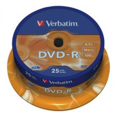 DVD-R VERBATIM, 16x, 4.7GB, 25buc