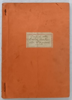 LIMBA ROMANA , CARTE DE CITIRE , PENTRU CLASA I ELEMENTARA , 1954, COPERTE REFACUTE foto