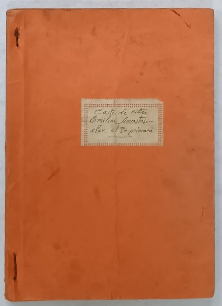 LIMBA ROMANA , CARTE DE CITIRE , PENTRU CLASA I ELEMENTARA , 1954, COPERTE REFACUTE