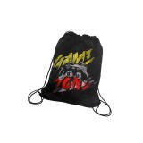 Rucsac cu sfori pentru vara, drumetii, plaja, Model Gaming, Negru, ATU-082116