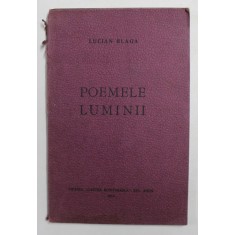 POEMELE LUMINII de LUCIAN BLAGA, 1919