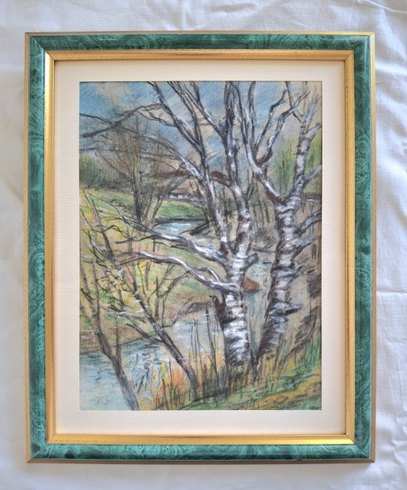 Margine de padure in pastel