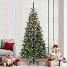 vidaXL Brad de Crăciun artificial cu ramuri articulare Verde 240 cm 3397451