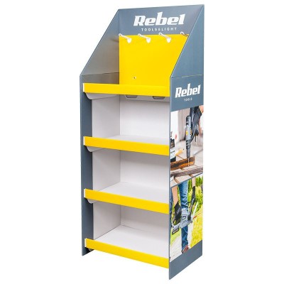 Display stand carton rebel foto