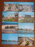 Lot 26 carti postale vintage cu Orasul Mangalia / CP1, Circulata, Printata