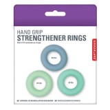 Cumpara ieftin Set inel flexor - Hand Grip Strengthener Rings, 3 bucati | Kikkerland