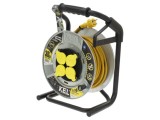 Prelungitor alimentare KEL 3x1,5mm2 4 prize 30m 16A galben