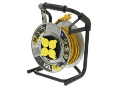 Prelungitor alimentare KEL 3x1,5mm2 4 prize 30m 16A galben