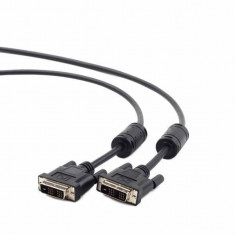 Gembird Cablu date DVI-DVI single link, 1.8M, black foto
