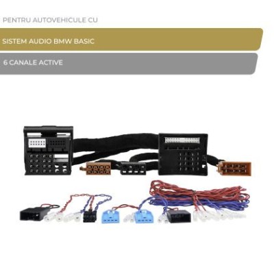 Cablu activ ZDT-BMW2 6CH Phoenix Gold pentru BMW cu sistem de sunet de baza cu Quadlock CarStore Technology foto