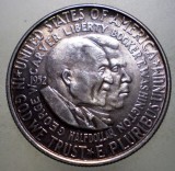 F.604 USA SUA BOOKER T. WASHINGTON GEORGE WASHINGTON CARVER 1/2 HALF DOLLAR 1952, America de Nord, Argint