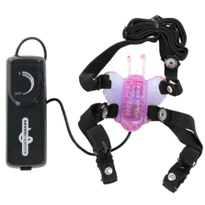 SEVEN CREATIONS - BUTTERFLY STIMULATOR WITH VIBRATION foto
