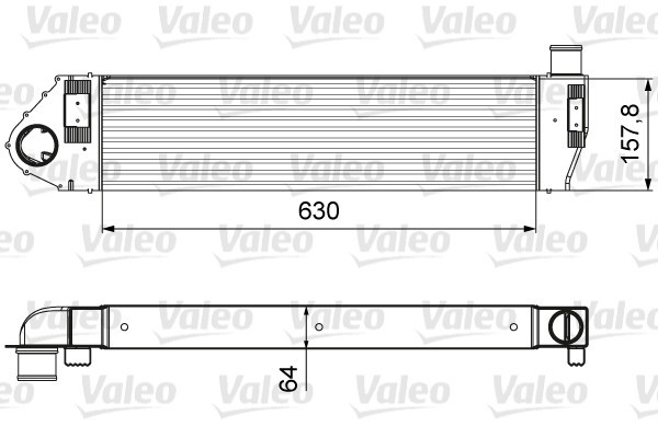 VALEO 818621 Intercooler, compresor