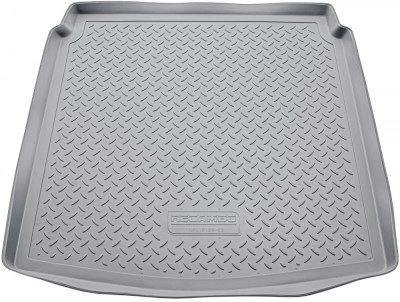 Tavita portbagaj gri din cauciuc premium pentru Audi A4 B8 Berlina 2008-2015 foto