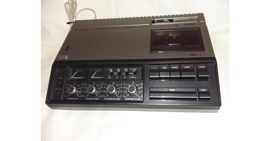 Lecteur Cassette Philips N2511 – Magnétophone Vintage K7 (occasion, Fonctionnel)