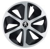 Cumpara ieftin Set 4 capace roti Roco Gri-Negru R17 pentru gama auto Peugeot, Autohelix MSA
