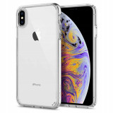 Husa Spigen Ultra Hybrid pentru Apple iPhone Xs Max Transparent, Carcasa