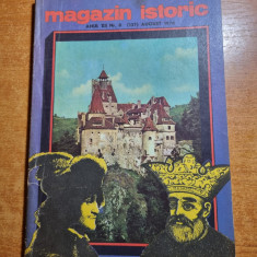 Revista Magazin Istoric - august 1978