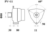 MAHLE MG 793 Generator / Alternator