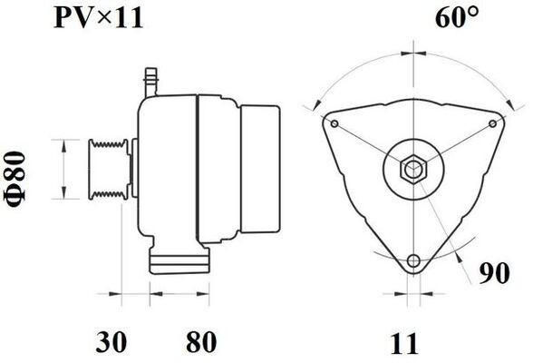 MAHLE MG 793 Generator / Alternator