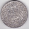 Germania 3 Mark Marci 1910 German States Kingdom of Prussia William II, Europa, Argint