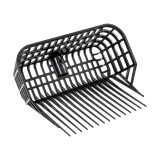 Furcă pentru gunoi de grajd, MaxiFork, negru, 38 &times; 30&nbsp;cm