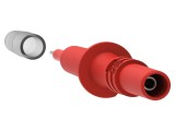 Terminal măsurare roșu 1A ELECTRO-PJP, v&acirc;rf 0,75mm, lungime 82mm