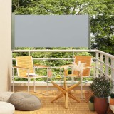 Cumpara ieftin Copertină laterală retractabilă de terasă, gri, 160x300 cm