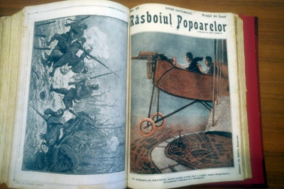 Revista Rasboiul - Razboiul Popoarelor - completa 1914-1915 Regalitate Ferdinand foto