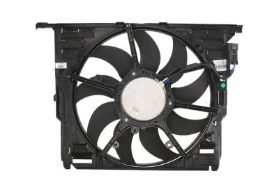 GMV radiator electroventilator BMW Seria 5 GT F07, 2009-2017, 535i GT, motor 3.0 R6 T, benzina, cutie automata, 850 W; 495 mm; 3 pini foto