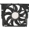 GMV radiator electroventilator BMW Seria 5 GT F07, 2009-2017, 535i GT, motor 3.0 R6 T, benzina, cutie automata, 850 W; 495 mm; 3 pini