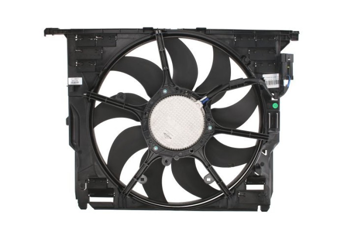 GMV radiator electroventilator BMW Seria 5 GT F07, 2009-2017, 535i GT, motor 3.0 R6 T, benzina, cutie automata, 850 W; 495 mm; 3 pini