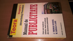 Manual de publicitate - J. Thomas Russel; W. Ronald Lane (Editura Teora, 2003) foto