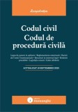Codul civil. Codul de procedură civilă. Actualizat la 10 septembrie 2025 - Paperback brosat - *** - Hamangiu