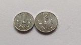 Romania -1 Leu+2 Lei 1952-Replici dupa 1 leu +2 lei 1952