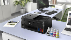 Multifunctional inkjet color ciss canon pixma g4411 dimensiune a4 (printare copiere scanare fax) viteza 88ipm foto
