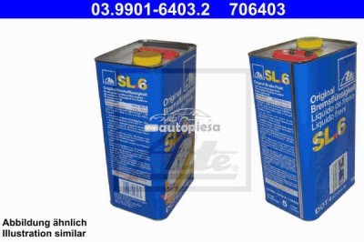 Lichid de frana ATE SL6 DOT4 ESP 5 L 03.9901-6403.2 foto