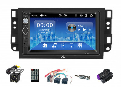 [KIT] MP5 Player pentru Chevrolet, WinCE, Bluetooth, USB, CardSD, Camera Marsarier, Auxiliar, Mirrorlink, Touchscreen - AD-BGP7010B+AD-BGRCH0092DIN foto