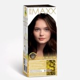 Vopsea de Par Permanenta, Nuanta 4.0 Castaniu, 50ml + 50ml + 10ml, CMCLASS