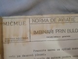Dosar Norme Aviație IMFCA 1974, Exemplar 7, 60 Pagini, Documente Aviație Vechi