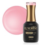 Cumpara ieftin Rubber Base LUXORISE Crystal Collection - Peachy Coral 15ml