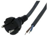 Cablu Alimentare 2x0,75mm&sup2; 2m Negru