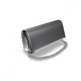 Cumpara ieftin Geanta mica, plic seara pentru ocazii si petreceri, 20 x 10 cm, Magrot B-39 - Gri